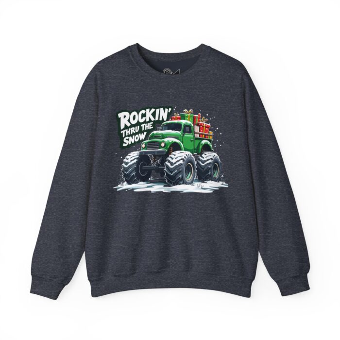 ROCKIN' THRU THE SNOW Unisex Heavy Blend™ Crewneck Sweatshirt - Image 29