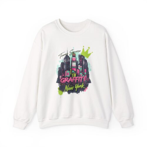 "meta_description": "Experience comfort with the Graffiti New York unisex sweatshirt, your perfect style companion.",