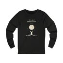 The rabbit looking at Earth from the moon Unisex Jersey Long Sleeve Tee