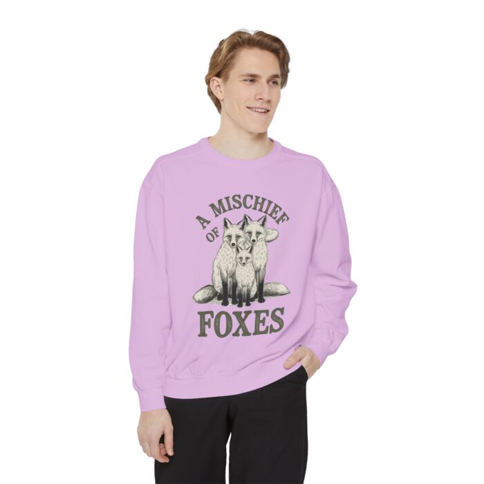 A mischief of Foxes Unisex Garment-Dyed Sweatshirt - Image 43