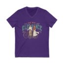 Ride with elegance Unisex Jersey Short Sleeve V-Neck Tee
