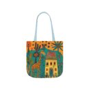 The giraffe that lives in my house Canvas Tote Bag, 5-Color Straps