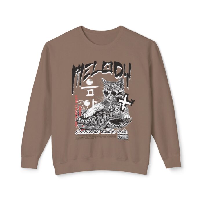 Melody Unisex Lightweight Crewneck Sweatshirt - Image 9