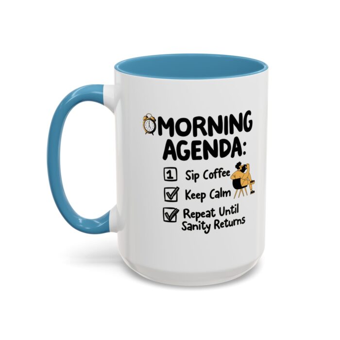Morning Agenda Accent Coffee Mug (11, 15oz) - Image 39