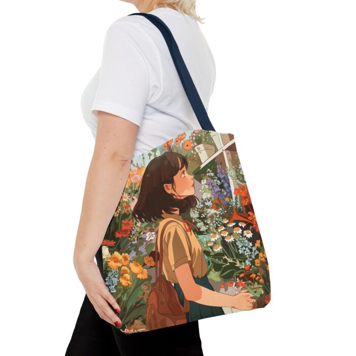 Girl and Flower Shop Tote Bag (AOP) - Image 56