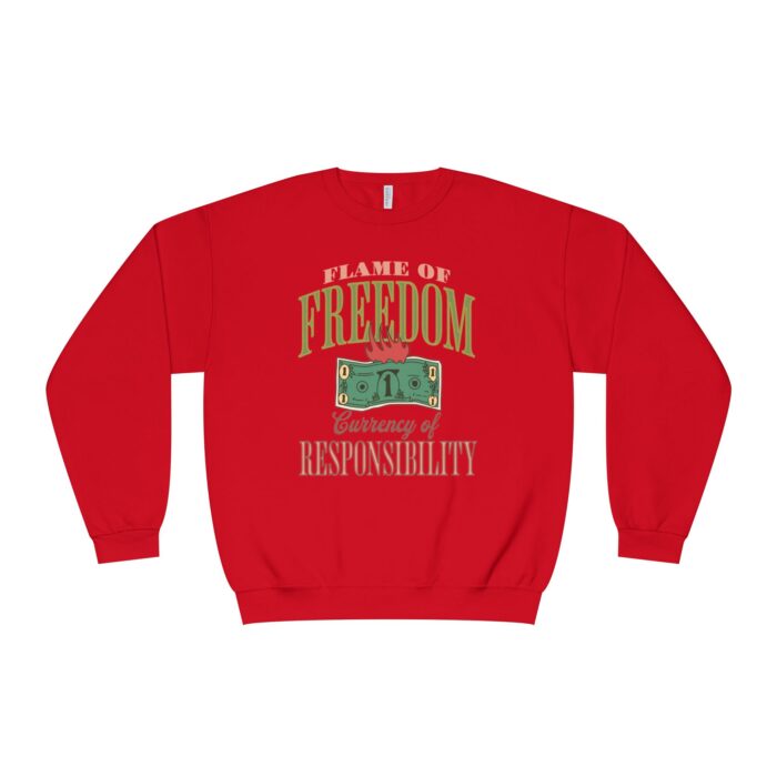 Currency of freedom Unisex NuBlend® Crewneck Sweatshirt - Image 53