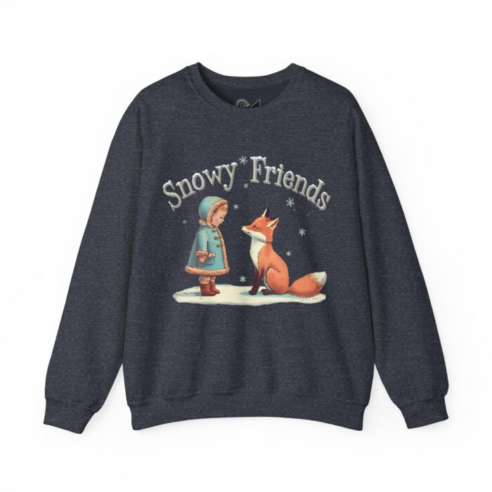 Snowy Friends Unisex Heavy Blend™ Crewneck Sweatshirt - Image 25