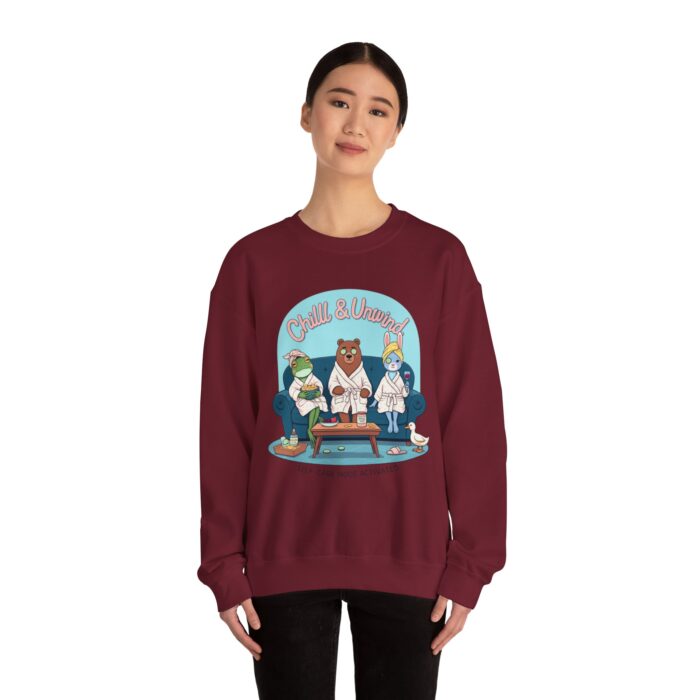 Chill & Unwind Unisex Heavy Blend™ Crewneck Sweatshirt - Image 44