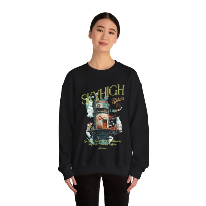 Sky high cafe Unisex Heavy Blend™ Crewneck Sweatshirt - Image 4