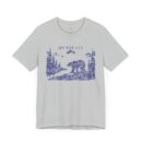 Adventure Awaits Bear Tee - Do Not Pet Graphic Unisex Jersey Short Sleeve T-Shirt