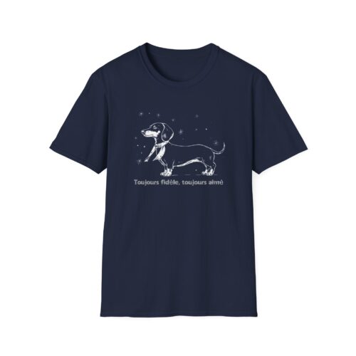 Dachshund Loyalty Unisex Softstyle T-Shirt - Always Faithful Design
