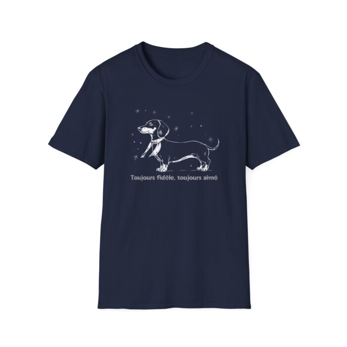 Dachshund Loyalty Unisex Softstyle T-Shirt - Always Faithful Design
