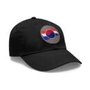 Korean Flag Hat with Leather Patch (Round)