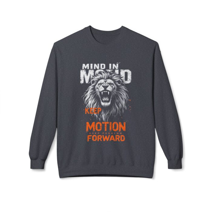 Keep pushing forwardUnisex Midweight Softstyle Fleece Crewneck Sweatshirt - Image 5