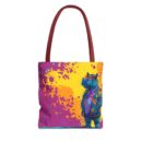 Stylish Hippo Tote Bag (AOP)