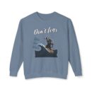 Ride with wave Unisex Lightweight Crewneck Sweatshirt