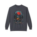 Ride the wild roads Unisex Midweight Softstyle Fleece Crewneck Sweatshirt
