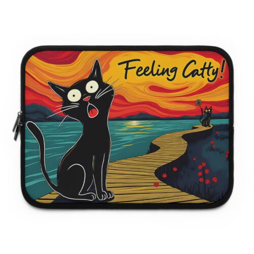 Feeling catty Laptop Sleeve