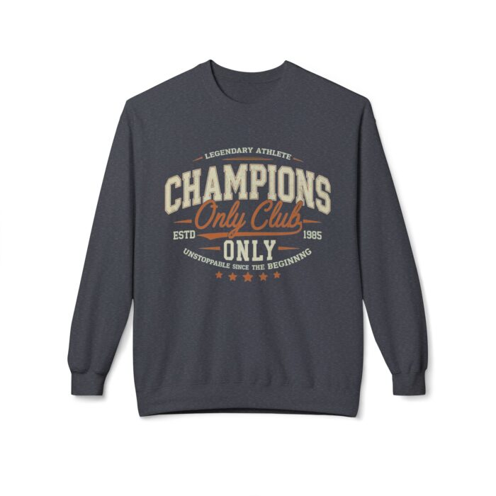 Champions only club Unisex Midweight Softstyle Fleece Crewneck Sweatshirt - Image 9