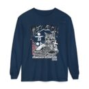 DJ Cat Unisex Garment-dyed Long Sleeve T-Shirt