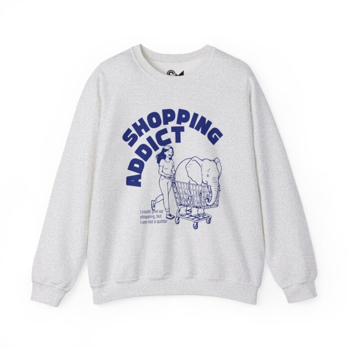 Shopping addict Unisex Heavy Blend™ Crewneck Sweatshirt - Image 5