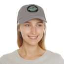 Where Mountains Meet Your Spirit Dad Hat with Leather Patch (Round)