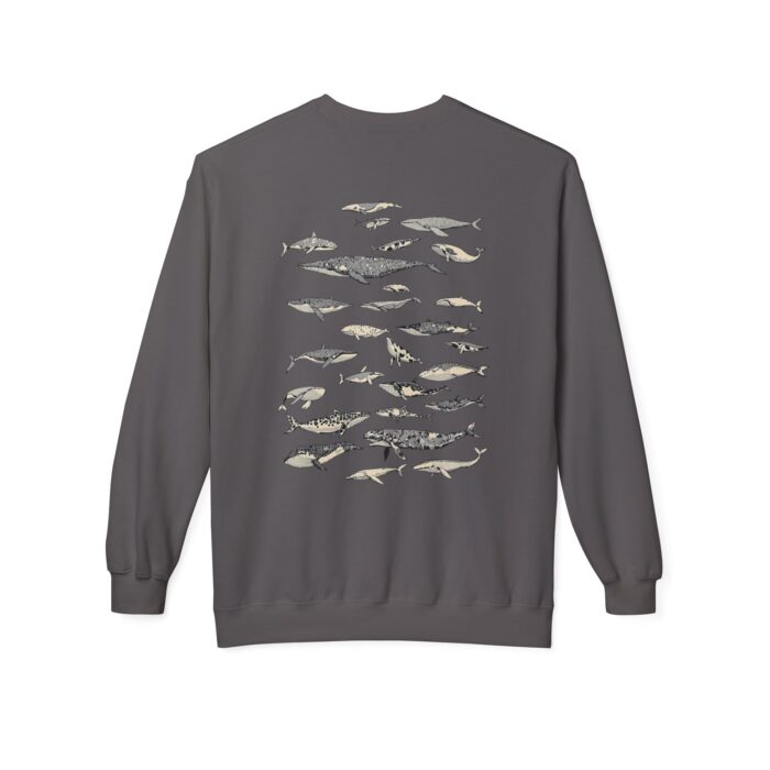 For Whales Unisex Midweight Softstyle Fleece Crewneck Sweatshirt - Image 14