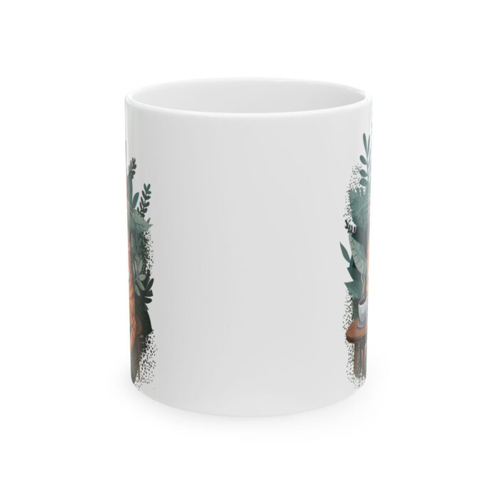 Cat-tle Coffee Time Ceramic Mug, (11oz, 15oz) - Image 2