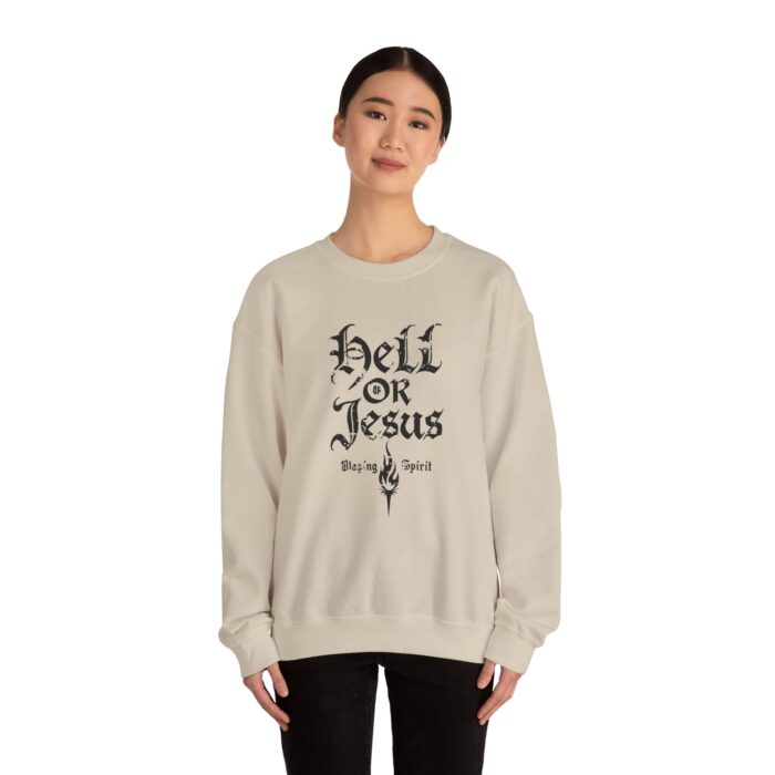 Hell or Jesus Unisex Heavy Blend™ Crewneck Sweatshirt - Image 12