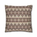 Vintage Cozy Faux Suede Square Pillowcase
