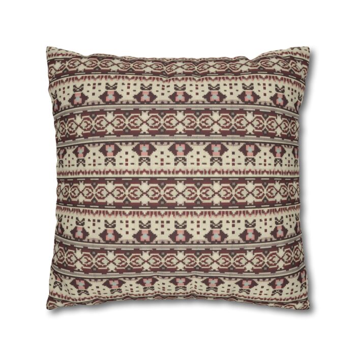 Vintage Cozy Faux Suede Square Pillowcase - Image 15