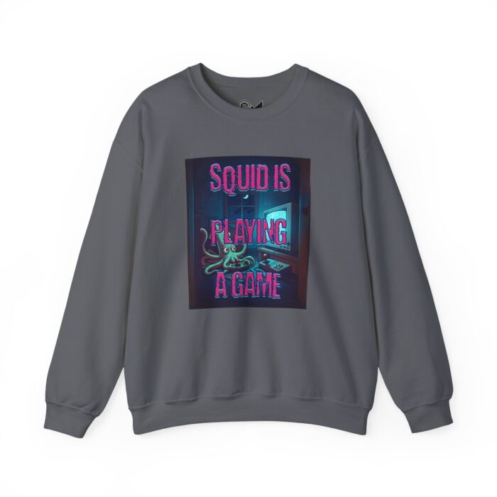 Squid is playing a game Unisex Heavy Blend™ Crewneck Sweatshirt - Image 13