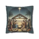 The baby was Jesus Faux Suede Square Pillowcase