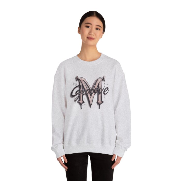 Crewneck Sweatshirt - Luxury Groove Lettering Design - Image 8