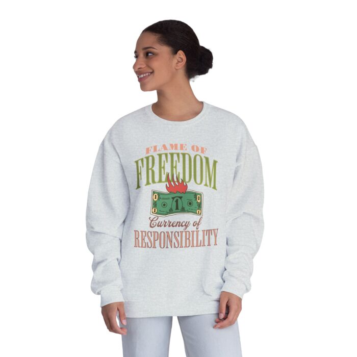 Currency of freedom Unisex NuBlend® Crewneck Sweatshirt - Image 28