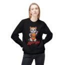 Retro Cat Unisex Midweight Softstyle Fleece Crewneck Sweatshirt