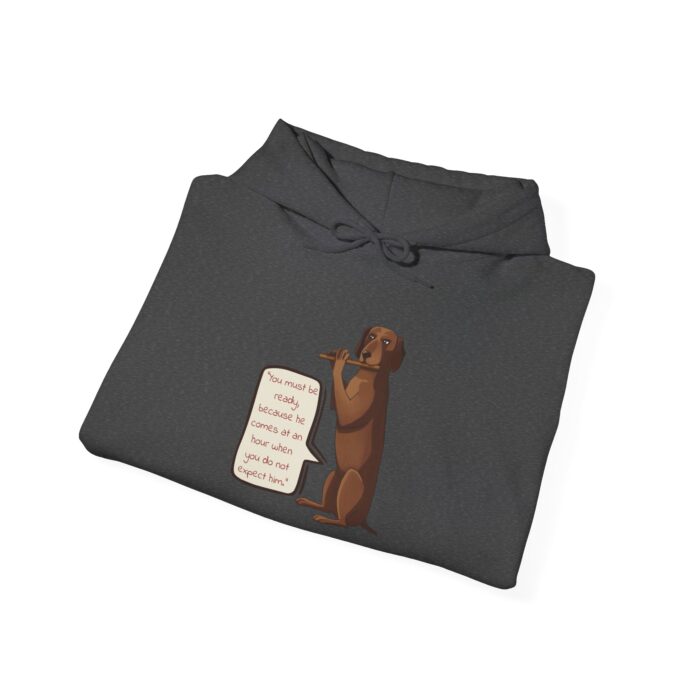 'You Must Be Ready' Dog Signal Message Unisex Heavy Blend™ Hooded Sweatshirt - Image 24
