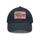 Vintage style Hat with Leather Patch (Rectangle)