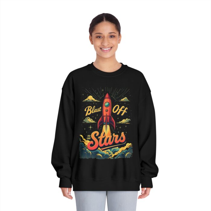 Blast off Unisex DryBlend® Crewneck Sweatshirt - Image 3