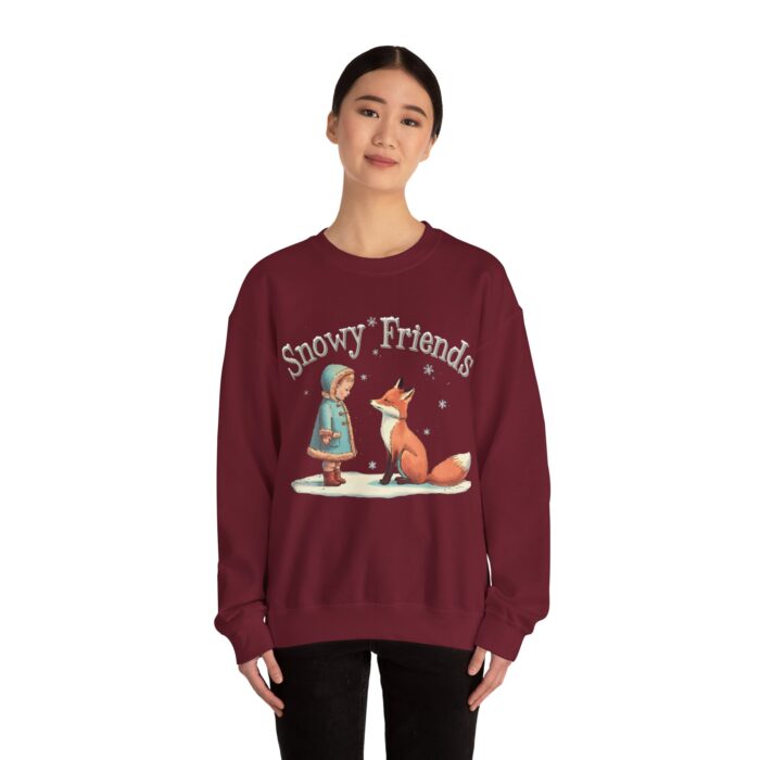 Snowy Friends Unisex Heavy Blend™ Crewneck Sweatshirt - Image 52