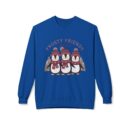 Frosty friends forever  Unisex Midweight Softstyle Fleece Crewneck Sweatshirt