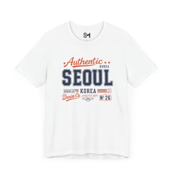 SEOUL KOREA Athletic Dept. Unisex Jersey Short Sleeve Tee - Image 3