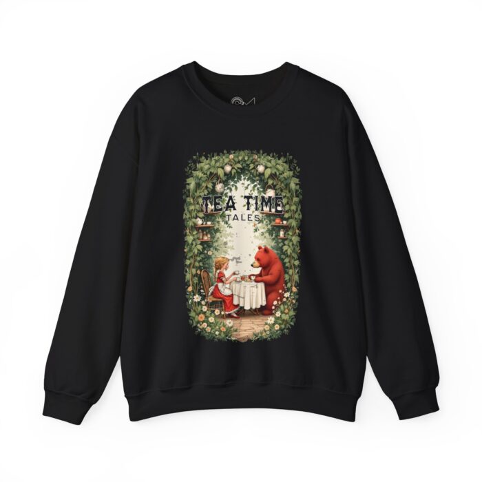 Tea time tales Unisex Heavy Blend™ Crewneck Sweatshirt - Image 9