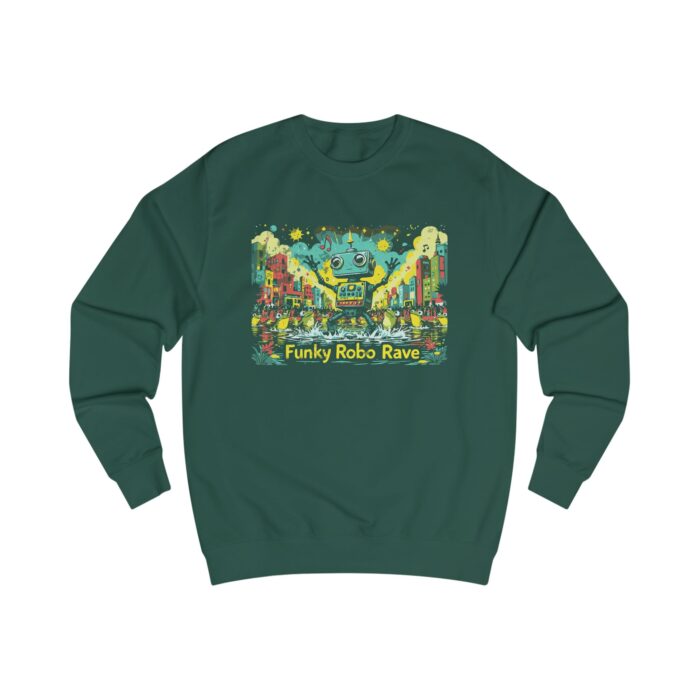 Funky Robo Rave Unisex Sweatshirt - Image 5