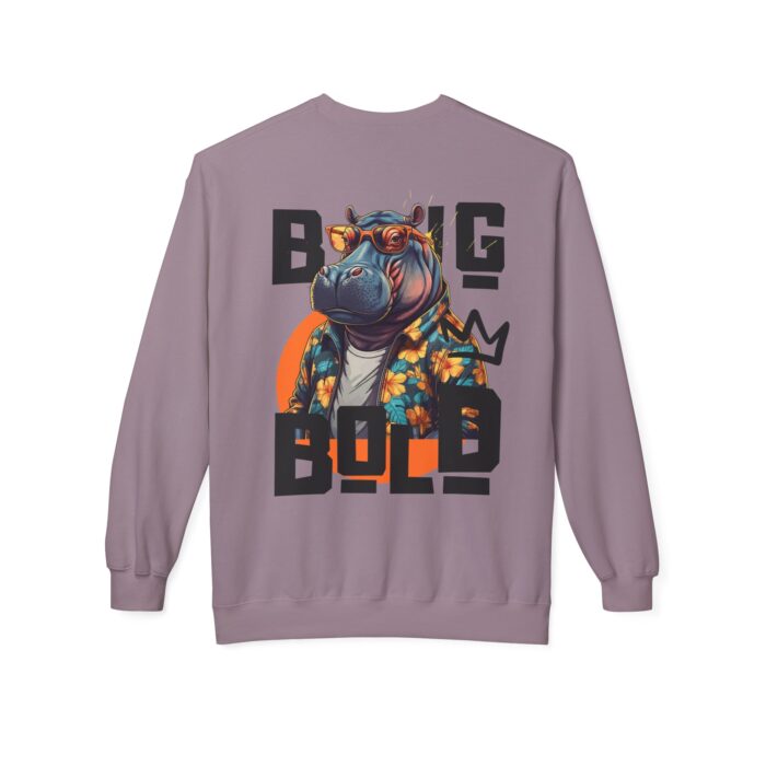 Big Bold Unisex Midweight Softstyle Fleece Crewneck Sweatshirt - Image 46
