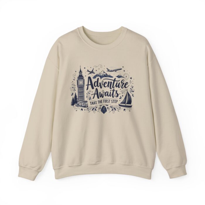 Take the first step Unisex Heavy Blend™ Crewneck Sweatshirt - Image 5