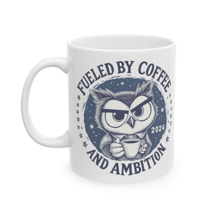 Filled by coffee Ceramic Mug, (11oz, 15oz) - Image 4