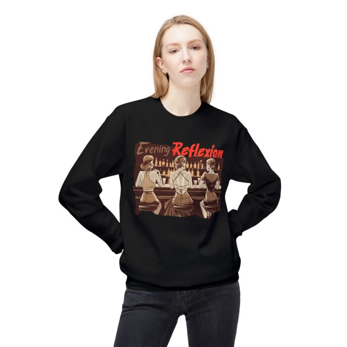 Evening Reflexion Unisex Midweight Softstyle Fleece Crewneck Sweatshirt - Image 3