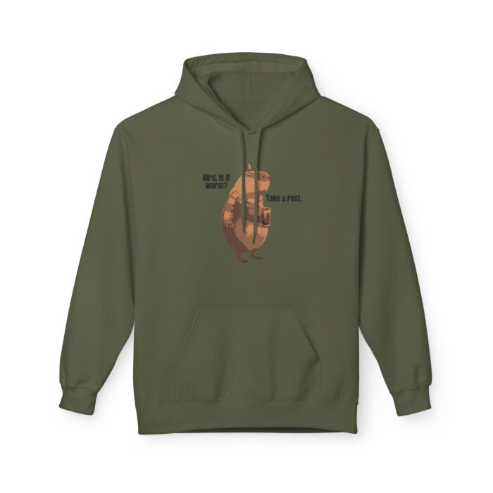 Take a rest, bird Unisex Midweight Softstyle Fleece Hoodie - Image 13
