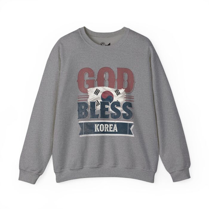 God bless Korea Unisex Heavy Blend™ Crewneck Sweatshirt - Image 17